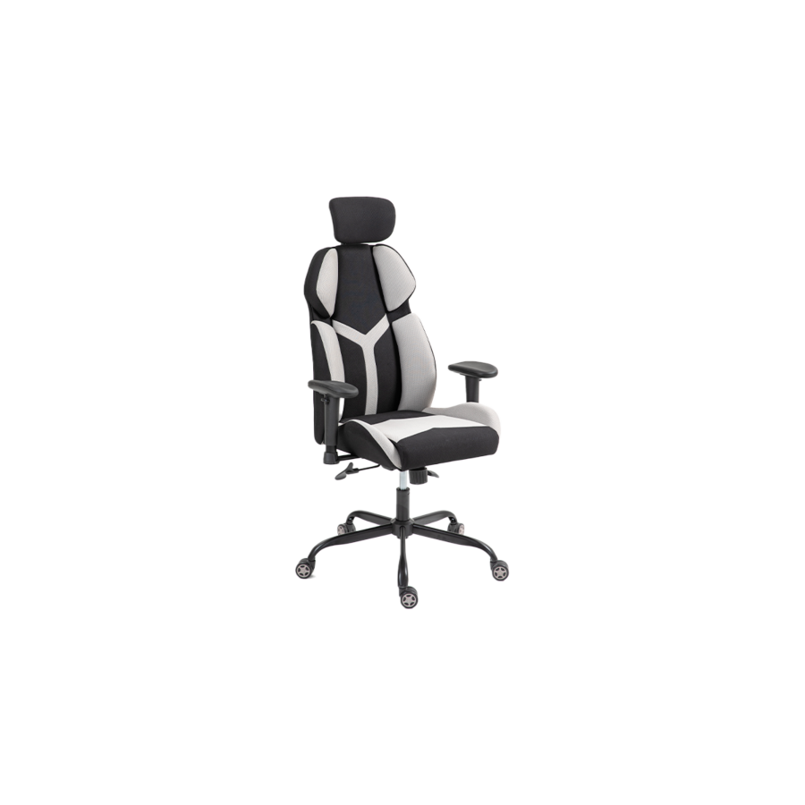 Chaise Gamer GTPLAYER - NOIR / Gris Chaises avec accoudoir