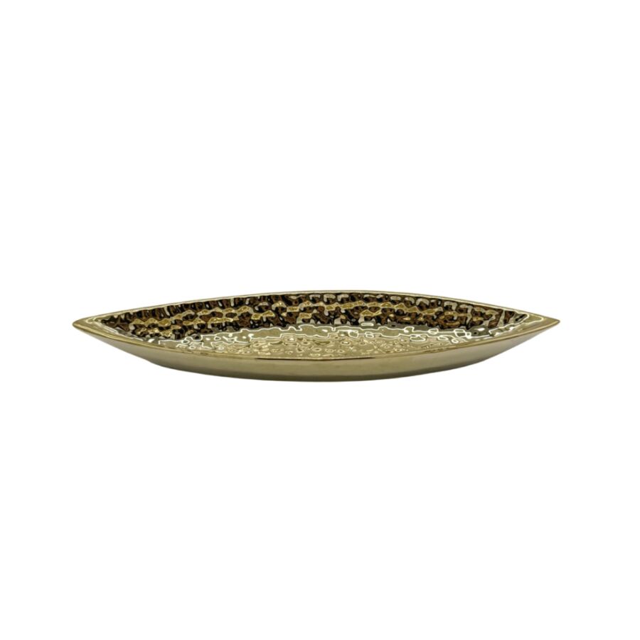 PLAT DECORATIF LE RAMEAU 49,5cm - DORÉ Décorations