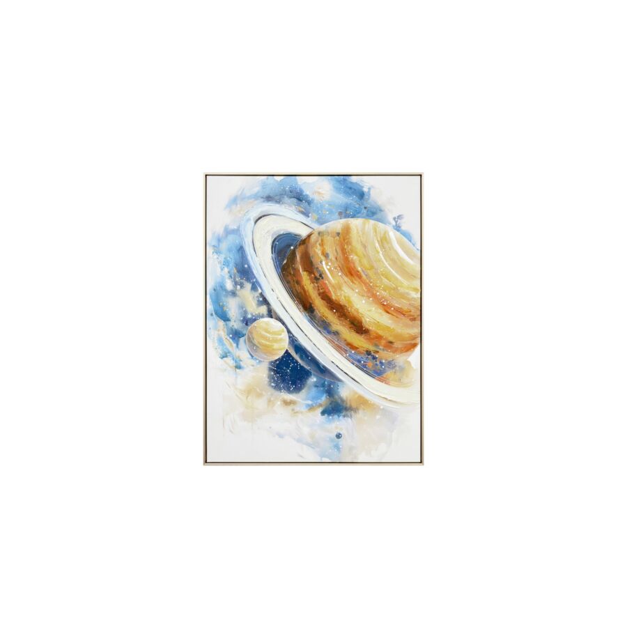 TABLEAU L'ESPACE HANDMADE AVEC CADRE - Multicouleur Tableaux