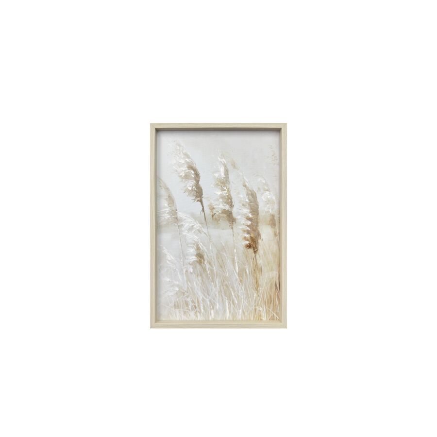TABLEAU LE CHAMP HANDMADE AVEC CADRE - Multicouleur Tableaux