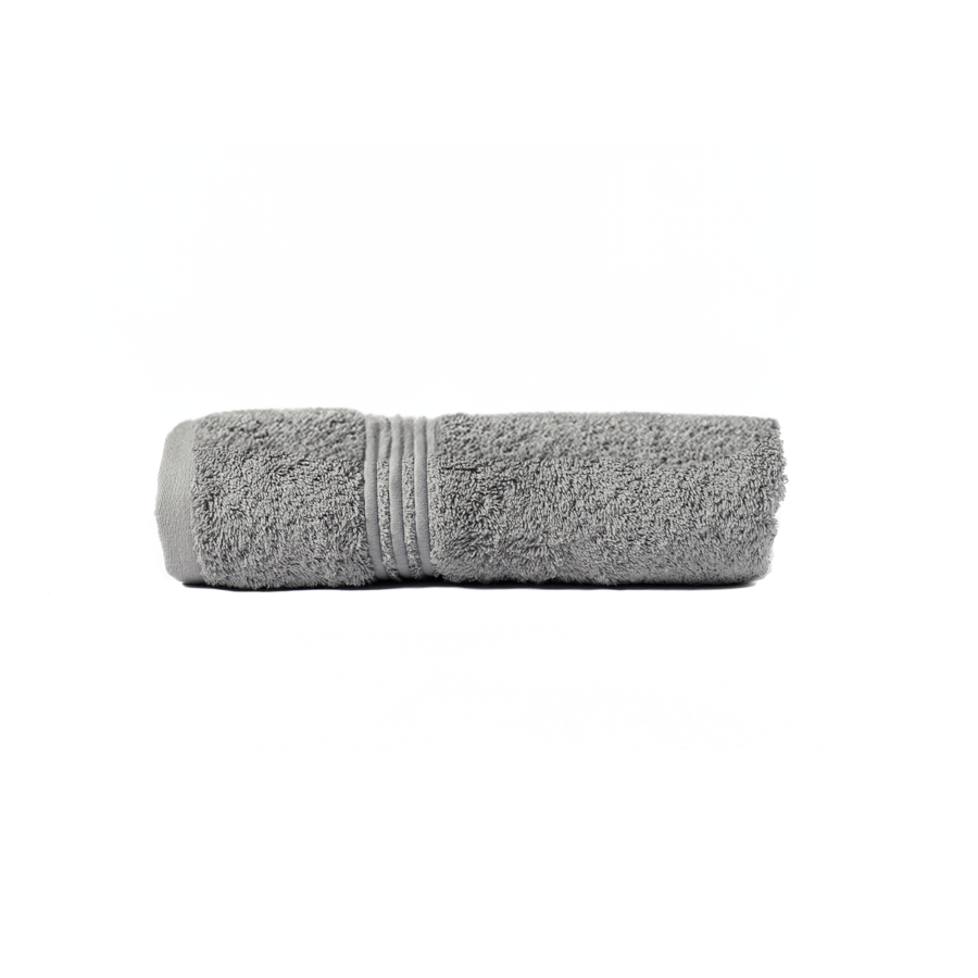 Serviette Bain MOLLY 50x90 - Gris Textile Ramadan