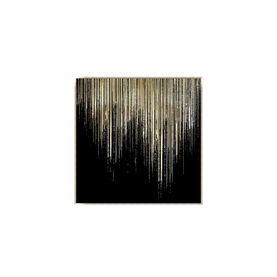 TABLEAU ABSTRAIT AVEC CADRE 60x60 -Multicouleur Tableaux