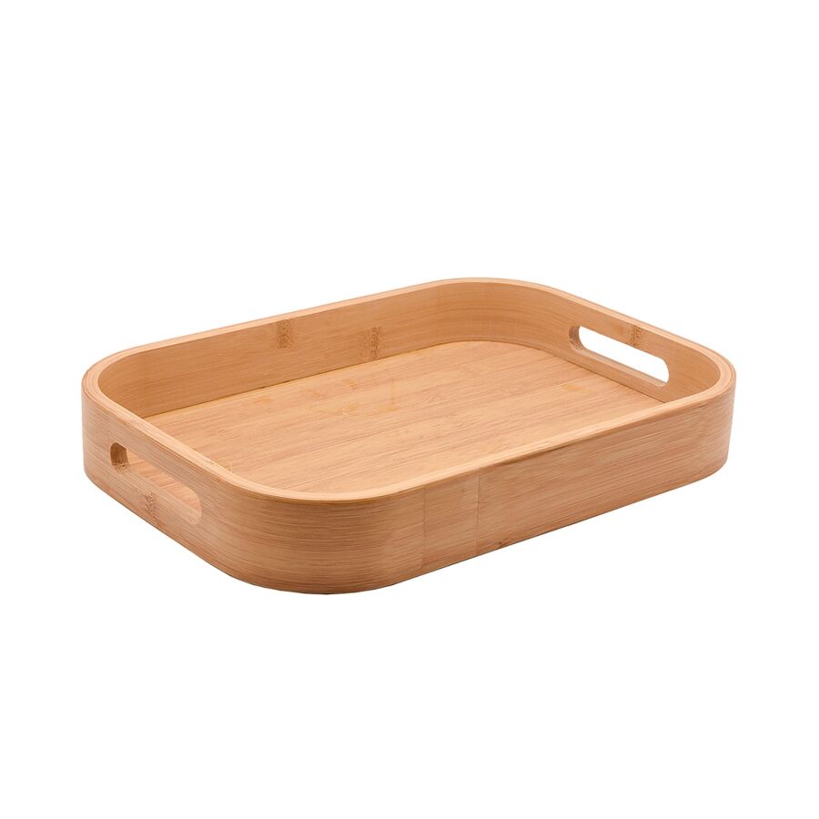 Plateau rectangulaire bambou 35cm - Beige Naturel Art de la table
