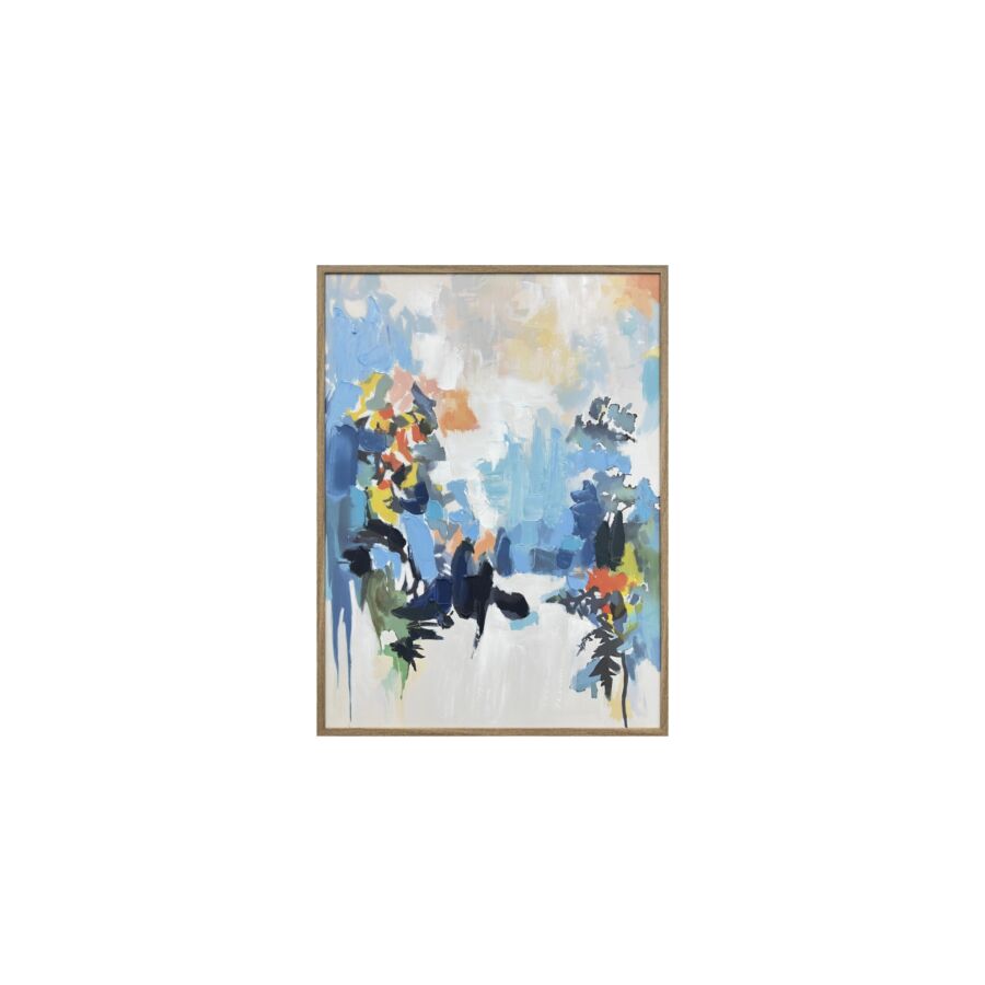 TABLEAU ABSTRAIT HANDMADE 90x120 - Multicouleur Tableaux
