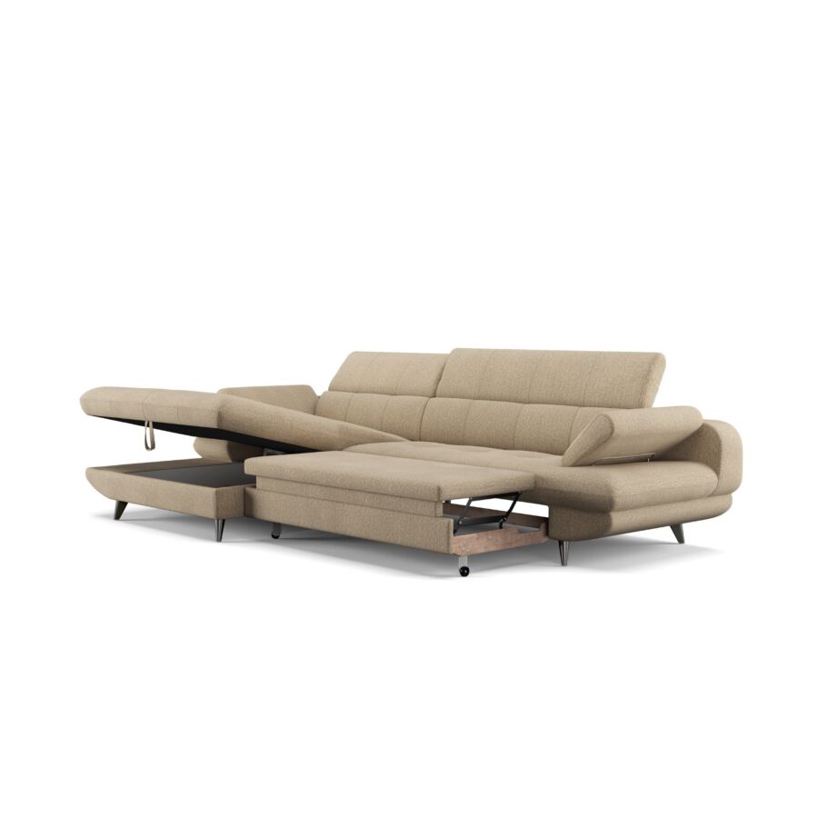 Canapé D'angle Gauche LIBRA Avec fonction lit Canapé convertible