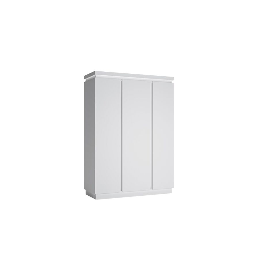 ARMOIRE LYON 3 PORTES OUVRANTES - Blanc Armoires