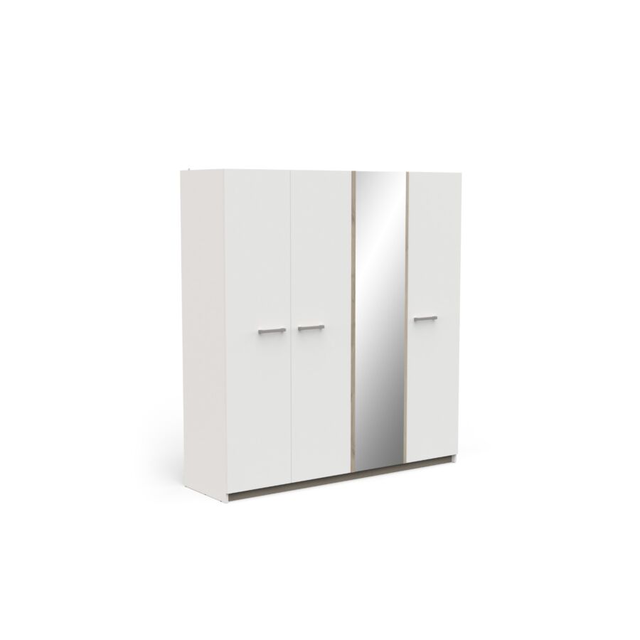 ARMOIRE WATSON WHITE - Blanc Armoires