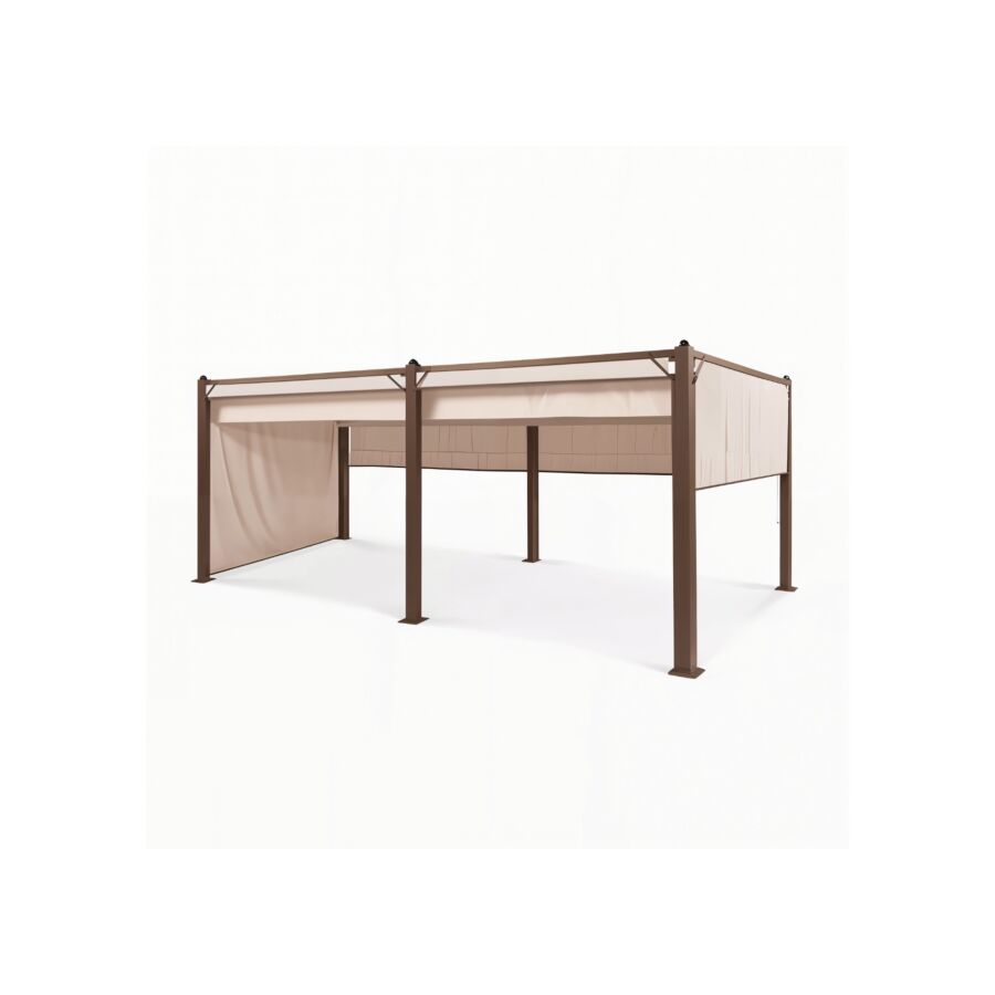 GAZEBO PURE-HARMONY EN ACIER - BEIGE Meubles jardin