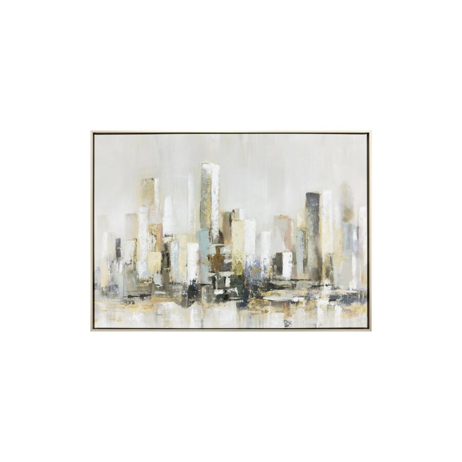 TABLEAU LA CITY HANDMADE - Multicouleur Tableaux