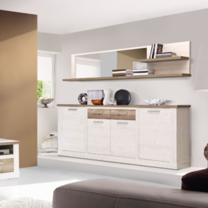Étagère Miroir Duro - Chêne Beige
