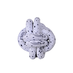 Coussin Nœud Décoratif WILD KIDS - Blanc / Noir Coussins décoratifs