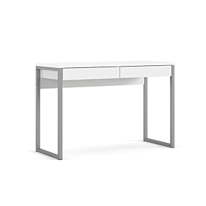 Bureau FUNCTION PLUS 101,6x40x76,5cm + 2 Tiroirs - Blanc