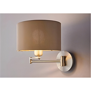 Applique Murale MASERLO E27/60W/230V - Taupe