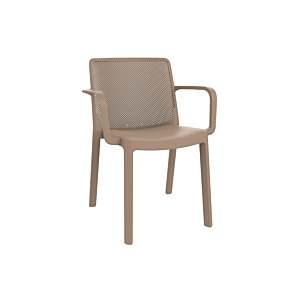 Chaise FRESH Avec Accoudoir - Cappuccino