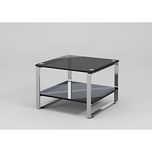 Table Café Carré SANTO - Noir