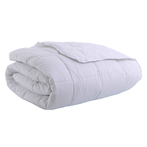 Couette Intense Polycoton 240X260Cm - Blanc Textile blanc