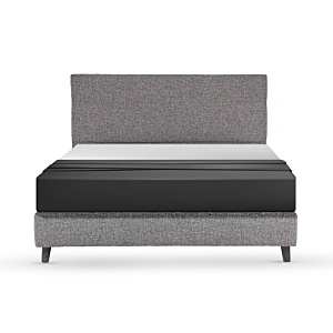 Lit Tapissé New MARSILIA En Tissu - Gris Foncé Lits adulte