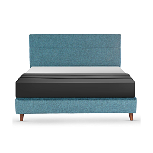 Lit Tapissé NEW MARSILIA En Tissu - Turquoise Foncé Lits adulte