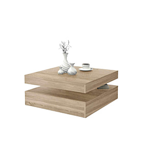 Table Basse Rotative TRAPP - Sonoma / Chêne