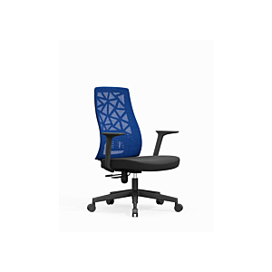 Fauteuil Sénateur BEIRUT - Bleu / Noir 