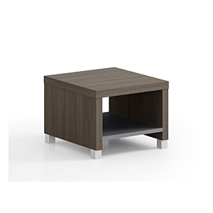 Table Basse RESPECT - Noyer / Gris Table basse d'accueil