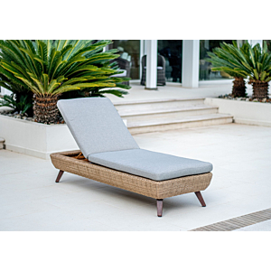 Bain De Soleil Multiposition RIVIERA - Gris / Miel