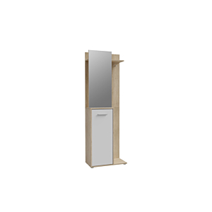 Vestiaire AREEL Avec Miroir +1 Porte Armoires rangements