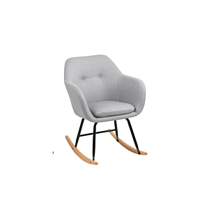 Fauteuil À Bascule EMILIA - Gris Clair