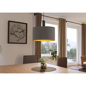 Suspension E27 Concessa 38Cm - Marron