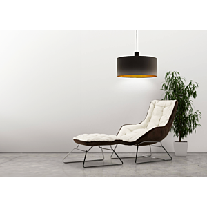 Suspension E27 Concessa 53Cm - Marron