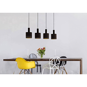 Luminaire En Suspension À 4 Éléments Concessa - Marron