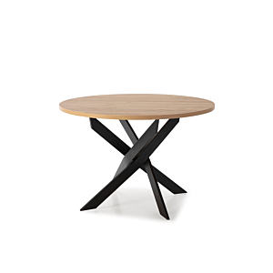Table Ronde THER - Chêne / Noir Tables à manger