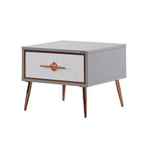 Table De Chevet AIDA - Gris / Bleu