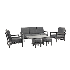 Salon De Jardin WINCHESTER - Gris Foncé