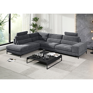 Canapé D'angle Gauche MARINO - Gris