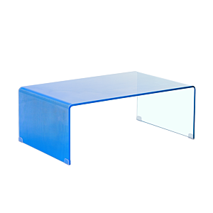 Table Basse AZUL - Bleu Transparent