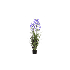 Herbe de campanule avec pot 140cm - Vert / Violet Plantes et fleurs artificielles