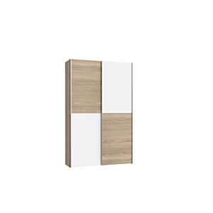 Armoire OZZULA - Beige / Blanc Soldes été