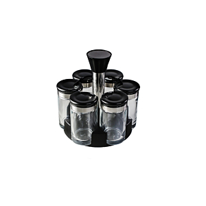 Set De 6 Pots à épices Avec Support - Blanc Soldes été vague 2