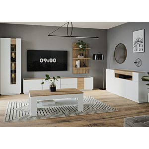 Table Basse Lewisville - Oak / Crème