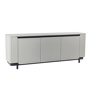 Buffet 3 Portes VODOL - Beige / Noir Soldes été