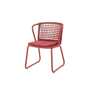 CHAISE ALICIA - Rouge