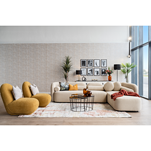 Canapé D'Angle Droit Loft - Beige