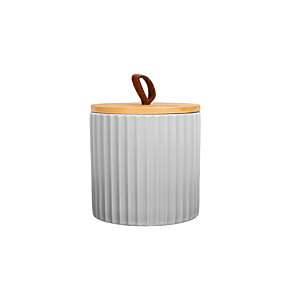 BOITE à COTON - Gris Salle de Bain
