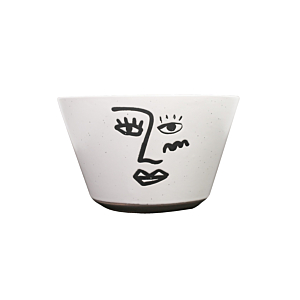 Bol ARTI 7,3cm - Blanc / Noir Thermos et Boîtes de conservations