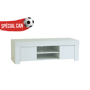 Grand Meuble Tv Amalfi 140Cm - Blanc