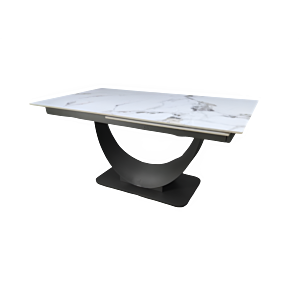 TABLE à MANGER Extensible GLAM 160-240cm - Blanc Soldes été vague 2