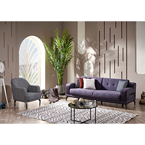 FAUTEUIL HAMELTON - Gris / Beige