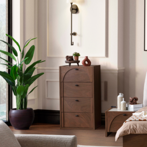 Chiffonnier Malaga 4 Tiroirs - Marron
