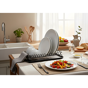 ASSIETTE VERRE 28cm - Blanc 